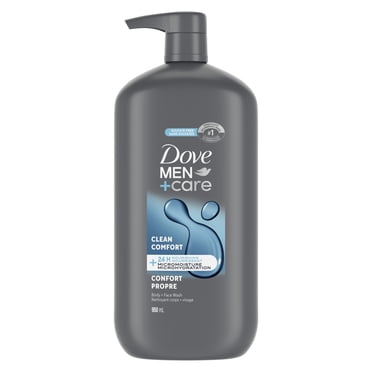 Dove Men+Care Body + Face Wash Clean Comfort 24H Nourishing, 950 ml