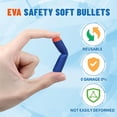 thumbnail image 4 of HSHDLDF Foam Bullets Nerf Gun Bullets Refill Bullets for Nerf N-Strike Elite Darts Refill Nerf Bullets,EVA Non-Toxic Material Firm & Safe Bullets Dart Refill, 4 of 7