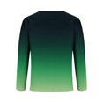thumbnail image 3 of AherBiu Plus Size Mens Long Sleeve Shirts Stretch Athletic Button Shirt Lightweight Comfy Fall Gradient Sports Shirts, 3 of 4