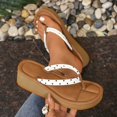 thumbnail image 4 of Dakaela Women's Flip Flops Arch Support Ladies Wedge Platform Thong Sandals Non Slip Summer Shoes, 4 of 6