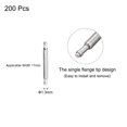 thumbnail image 2 of Unique Bargains 9mm Watch Band Pin 1.3mm Dia Stainless Steel Single Flanged End Spring Bar Pins 200 Pack, 2 of 5