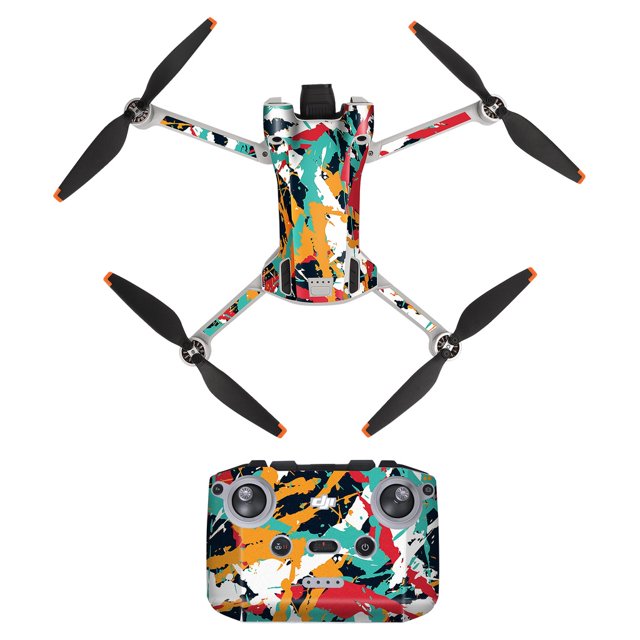 Colored Sticker Protective Film Scratch-proof Decal Skin Protector Accessories for DJI Mini 3 Pro Drone