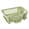 thumbnail image 4 of Luzkey Dish Drying Rack with Drain Tray Dinnerware Organizer Sink Dish Drainer Dish Rack and Drainaboard for Cafe Kitchen Countertop green, 4 of 8