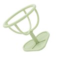 thumbnail image 2 of Plastic Beauty Powder Puff Storage Rack Egg Sponges Drying Stand Holder Cosmetic Makeup Tools, 2 of 3