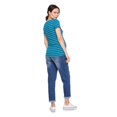 thumbnail image 3 of Paisley Sky Maternity Short Sleeve V-Neck Tee, 3 of 3