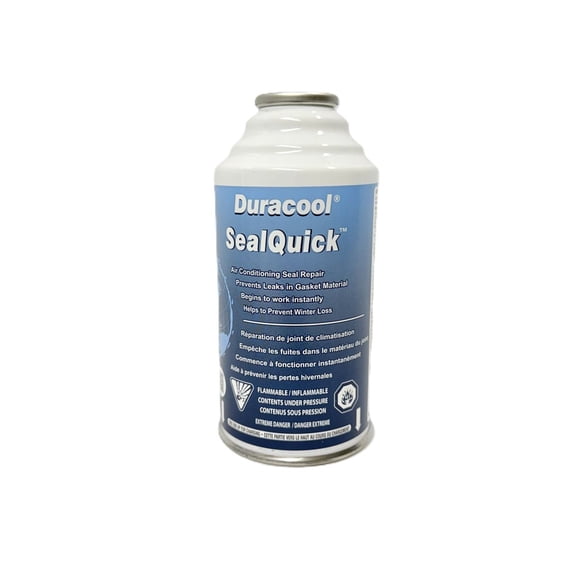 Duracool® SealQuick™/4 oz. Can for R-134a A/C Systems. Seals Minor Leaks in Rubber Components and Enhances A/C Performance.