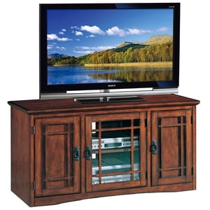 Leick Furniture Mission 50" TV Stand with Storage in Mission Oak