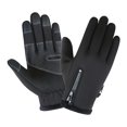 thumbnail image 1 of jinwen Full Gloves for Men Motorcycle Riding Winter Waterproof Warm Touchscreen - Black Black M, 1 of 7