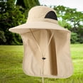thumbnail image 4 of Chapeau de Pêche Femmes Large Visière Casquette de Soleil avec Protection UV Imperméable Réglable Mentonnière Adapté à l'Escalade en Plein Air Randonnée Chasse Voyage de Pêche, 4 of 7