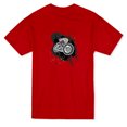 thumbnail image 1 of Cool Vintage Motorcycle Graphic Men's Red T-shirt, 1 of 1