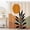 Orange, variant on Boho Floral Extra Long Shower Curtain - Colorful Flower Leaves Leaf Plant Nature Spring Rustic Blue Yellow Black Bathroom Home Decor, Includes Hooks, 70" W x 84" H, Perfect for Vibrant Bathrooms