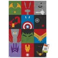 thumbnail image 1 of Marvel Comics - Avengers - Grille minimaliste Affiche Murale, 1 of 6