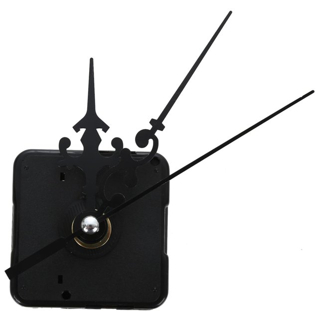 DIY Horloge en Métal Texture Créative Horloge Murale Rétro Mouvement Horloge Accessoires Noir