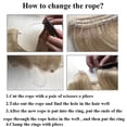 thumbnail image 5 of Extensions de Cheveux à Fil Invisible Miracle Ligne de Poisson Secrète Soyeuse Lisse Postiches Synthétiques, 5 of 5