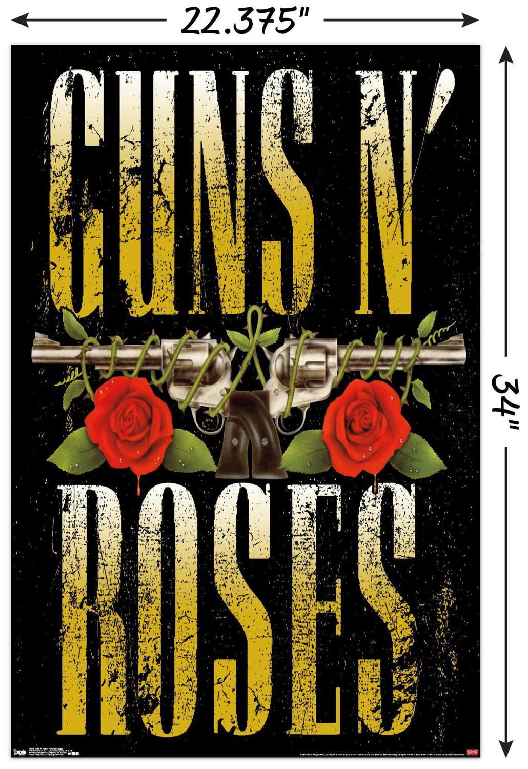 Guns N' Roses - Logo empilé