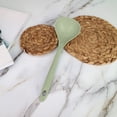 thumbnail image 4 of Kitchen Spatula, EDHITNR Non-Stick High Heat Resistant Soup Ladle, Food Grade Plastic Cooking Spoon for Stir Fry Easy Clean, Green, 4 of 6