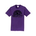 thumbnail image 1 of Gravity Outdoor Co. T-Shirt à Manches Courtes - Violet d'Équipe - Logo Noir - 3TG, 1 of 1