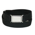 thumbnail image 2 of CTM® Ceinture Élastique avec Boucle Magnétique Invisible (Lot de 2 Couleurs) (pour Femmes Grande Taille, 2 of 4
