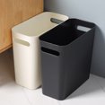 thumbnail image 1 of serony Large Trash Can Wastebasket Garbage Container Without Container Solid Color High-Capacity Organizers for Home Sundries Toiletries Storage Green, 1 of 9