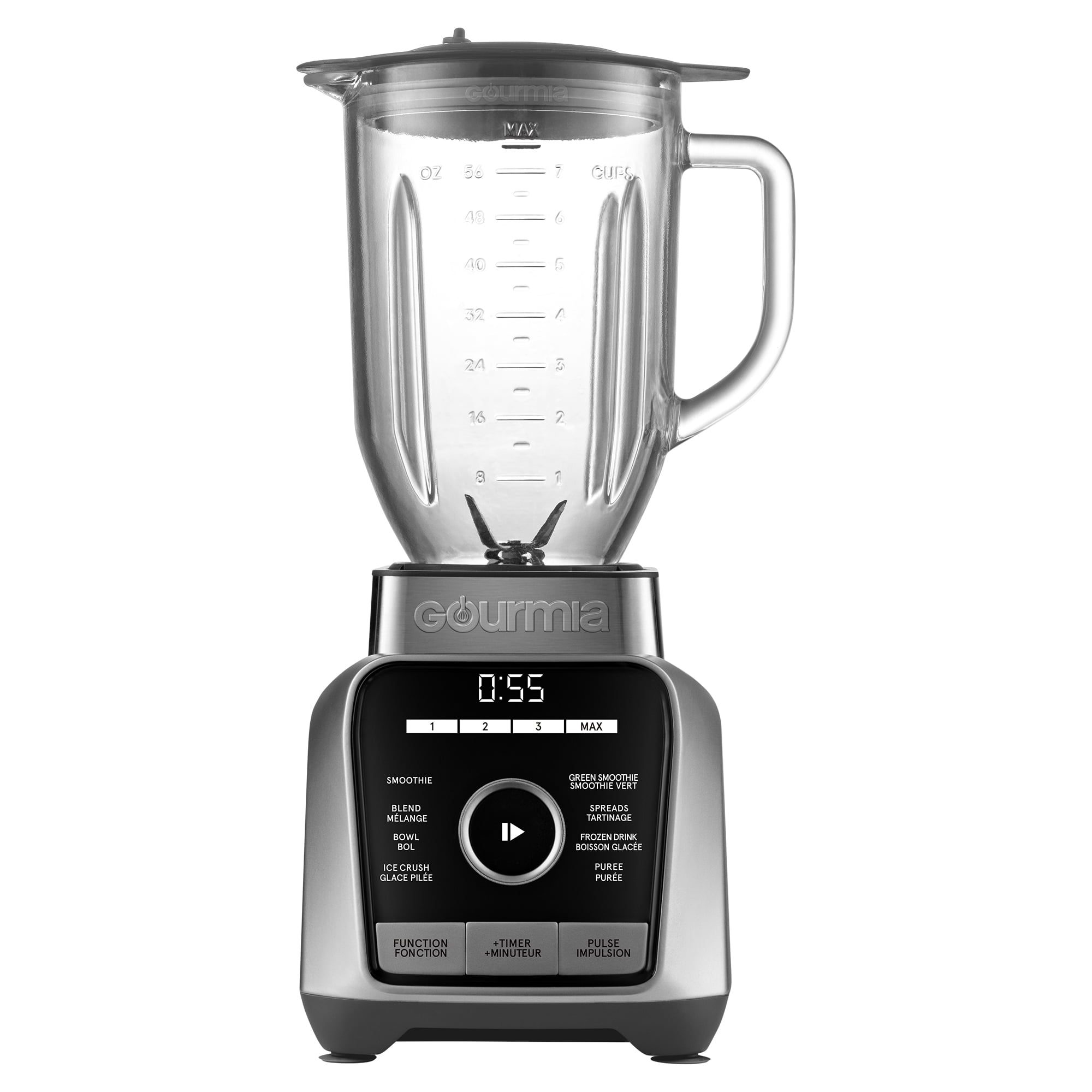 Gourmia 7-Cup Digital Blender with 8 Blending Programs