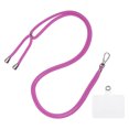 thumbnail image 1 of Unique Bargains Phone Lanyard with Transparent Lanyard Patch, Rose Purple, 1 Pack, 1 of 5