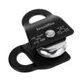 thumbnail image 3 of jinwen 20KN Small Lightweight Mobile Rope Pulley Single Ball Bearing For Outdoor Rock Climbing Mountaineering Tree Surgeon Caving Rigging Black/ - Black, 3 of 6