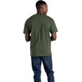 thumbnail image 3 of Fruit of the Loom T-Shirts en Coton Eversoft pour Hommes (Réguliers et Grands et Forts), Col Ras du Cou-Lot de 2-Vert Militaire, Grand, 3 of 7