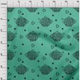 thumbnail image 3 of oneOone Polyester Lycra Sea Green Fabric Tea Kettle Sewing Material Print Fabric By The Yard 56 Inch Wide, 3 of 4