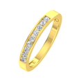 thumbnail image 1 of Bague de Mariage à Canaux 1/4 Ctw Diamond en Or Jaune 10 K, 1 of 2