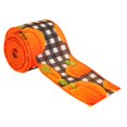 thumbnail image 1 of Binwennn Fall Autumn Wired Edge Ribbon Thanksgiving Wired Ribbon Pumpkin Maple Leaf Truck Wired Ribbon Wrapping Crafts Ribbon For Autumn Decorations Event Wristbands Custom Event Dress Event Chairs, 1 of 5