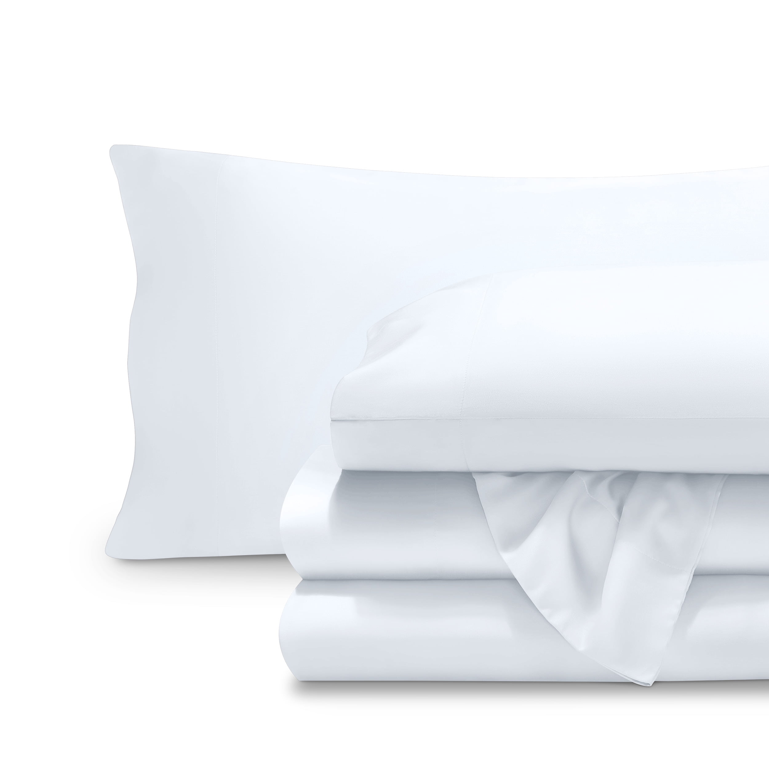 Bare Home TENCEL™ Sheet Set - Lyocell derived from Eucalyptus - Queen, White