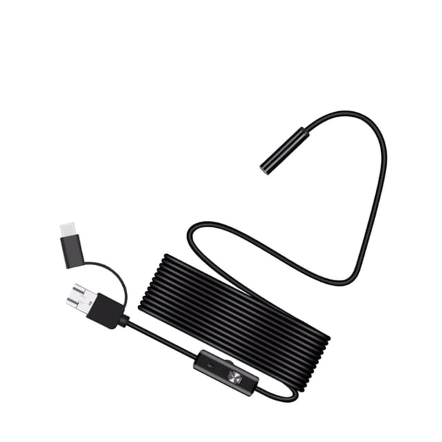 Portable 8mm Endoscope Camera Waterproof Endosocope for Camera PC 3 in Smartphones PC 2m