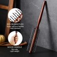 thumbnail image 3 of BESTOOL Petite Brosse Ronde pour Cheveux Courts, Brosses Rondes pour Cheveux pour le Séchage au Sèche-Cheveux, Brosse à Barbe pour Hommes, Brosse de Coiffage Professionnelle pour Lisser, Boucles, Frange (Brun Rougeâtre), 3 of 7