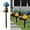 Lumières de Décoration de Cour Extérieure Moins de 5 $ a2, variante sur Kadlawus Solar Lampe Solaire de Sol pour l'Extérieur, Lampe sur Piquet Lumineuse en Résine à DEL, Décoration de Cour Étanche à Énergie Solaire pour Jardin, Cour, Sentier