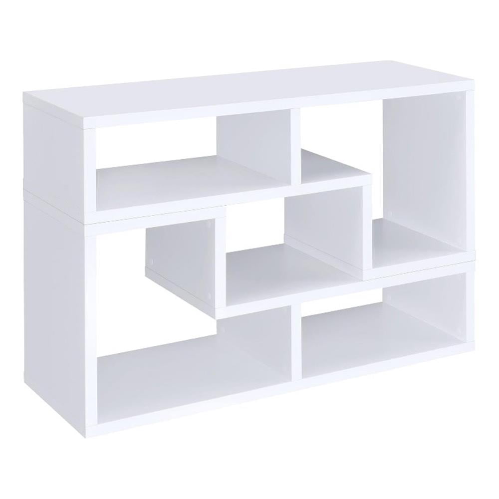 Velma Multipurpose TV Stand and Bookshelf White