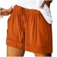 thumbnail image 2 of Soki Womens Plus Size Shorts Comfy Drawstring Casual Elastic Waist Pocket Loose Summer Shorts S-5XL, 2 of 7