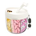 thumbnail image 4 of Cute Dispenser With 7 Large Compartments Portable Bottle Organizer With Wide Opening For Easy Use Anti Mix Organizer For Travel Container, 4 of 9