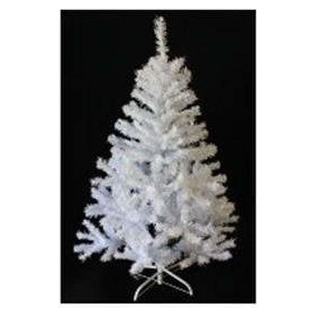The Perfect PVCW-4 Arbre de Noël Artificiel en PVC et Cristal de 4 Pi, Blanc