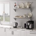 thumbnail image 4 of EDTara 24"x12" Stainless Steel Wall Shelf with Adjustable Backsplash & Brackets, 4 of 6