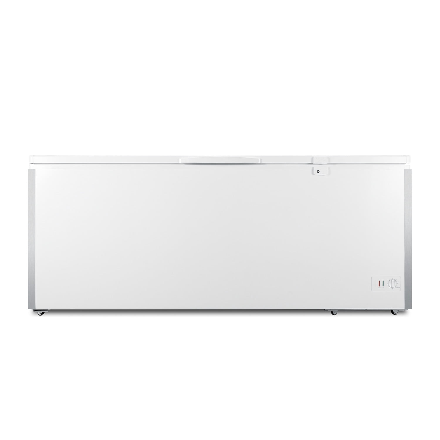 Summit SCFM203 76" Mobile Chest Freezer w/ Wire Storage Baskets - White, 115v