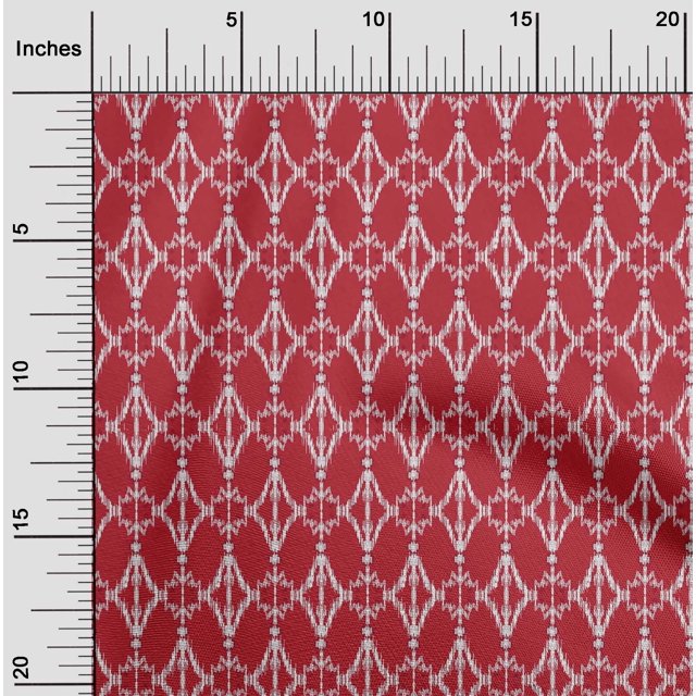 oneOone Polyester Lycra Fabric Geometric Ikat Print Fabric By Yard 56 Inch Wide