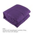 thumbnail image 5 of JML Ensemble de Literie 10 Pcs Matelassé Diamant avec Draps, Grand, Violet, 5 of 5