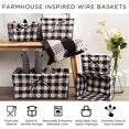 thumbnail image 3 of Design Imports Z01537 Small Rustic Bronze Chicken Wire Aqua Liner Basket - Set of 3, 3 of 7