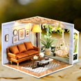 thumbnail image 2 of Esquirla Maison de Poupée Bricolage Meubles Miniatures Chambre Créative Enfants Adultes Salon Salon, 2 of 7
