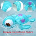 thumbnail image 4 of LITTLE BESSN Jouets de Bain Tortues Marines à Remonter pour Tout-Petits, Bébés (Bleu), 4 of 6
