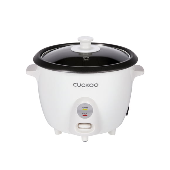 Cuckoo - Cuiseur à Riz et Réchaud à une Touche avec Plateau Vapeur, Cuiseur à Grains Polyvalent, Machine à Soupe, Auto Garde au Chaud - Blanc