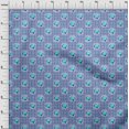 thumbnail image 3 of oneOone Tissu Polyester Lycra à Carreaux/feuilles & Imprimés Floraux Roses au Mètre 56 Pouces de Large, 3 of 4