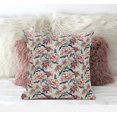 thumbnail image 3 of HomeRoots 413622 18 in. Pale Green Roses Zippered Suede Throw Pillow, White, Yellow & Red, 3 of 3
