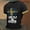 Noir, variante sur T-shirt Graphique Décontracté pour Hommes avec Art de Mythologie Nordique - Haut à Manches Courtes en Mélange Confortable pour le Quotidien et le Style de Rue