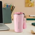 thumbnail image 4 of zanvin Cups Kitchen Tools,Stainless Steel Coffee Cup Intelligent Temperature Measurement and Insulation Cup with Lifting Rope, Car Portable Mug, 4 of 4